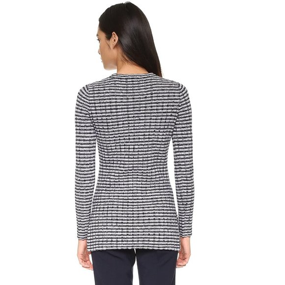 Theory Women's Belira Evian Stretch Wool Tunic Pullover Sweater - S / P - Picture 2 of 7